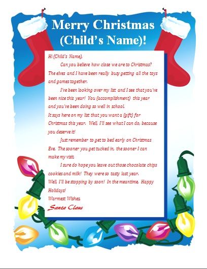 printable editable letters from santa