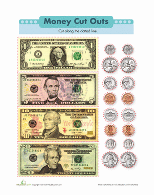 Printable Money | Worksheet 