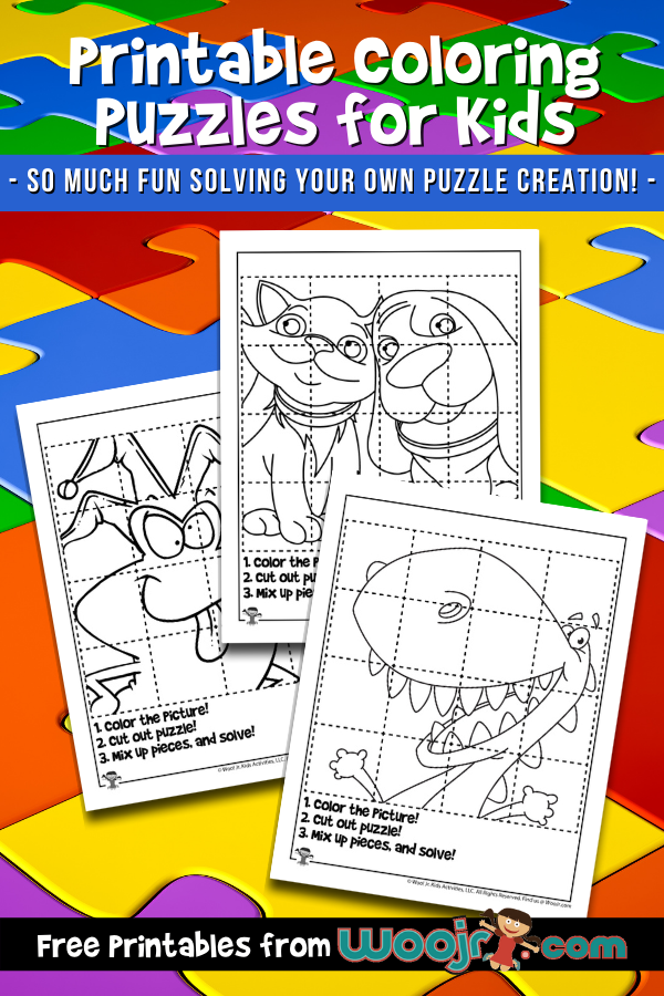 Printable Coloring Puzzles for Kids | Woo! Jr. Kids Activities ...