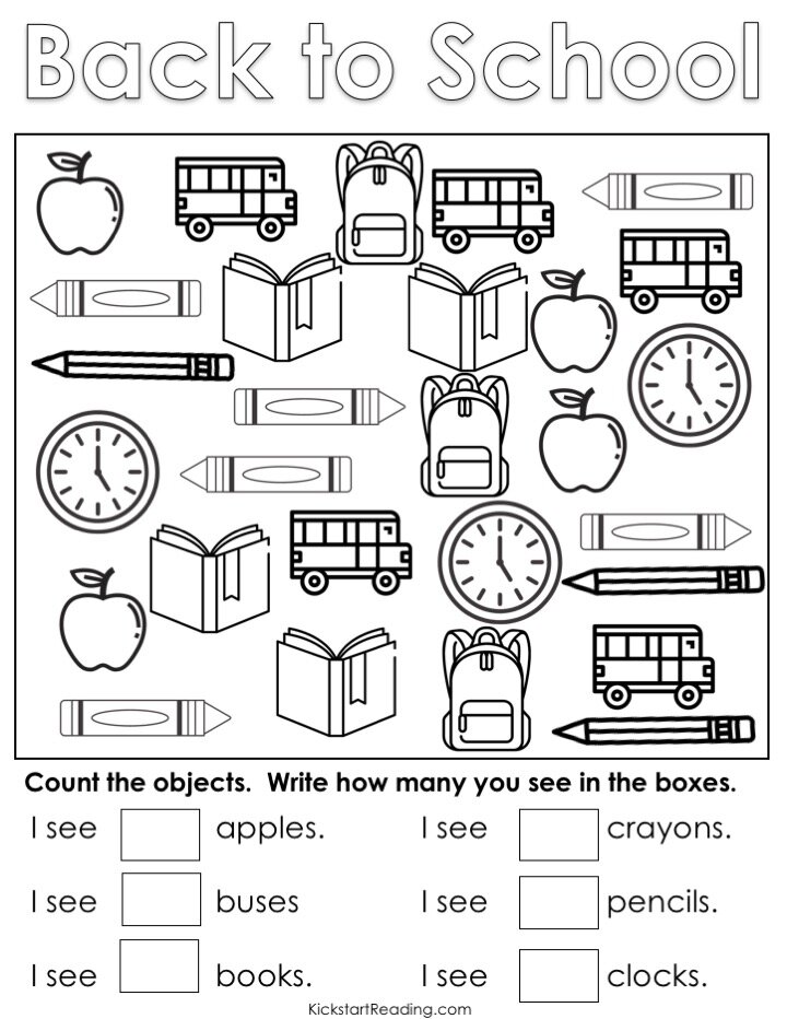 FREE Printables — Kickstart Reading