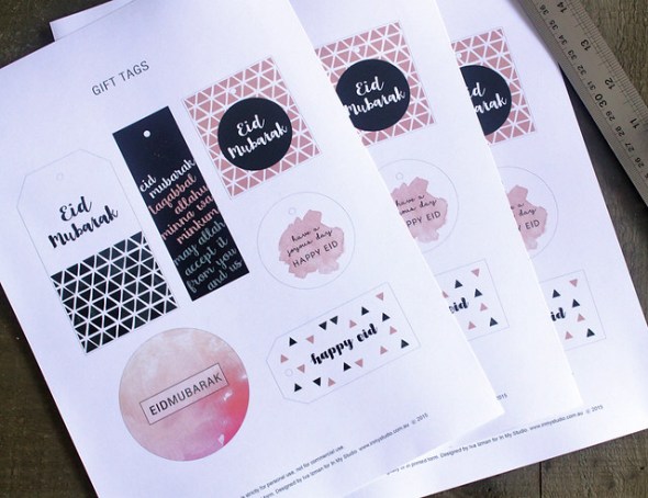in my studio | FREE Eid Gift Tags in my studio