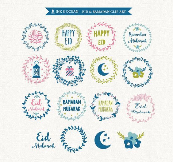 Digital Clip Art, Eid Mubarak and Ramadhan Clip Art for ...