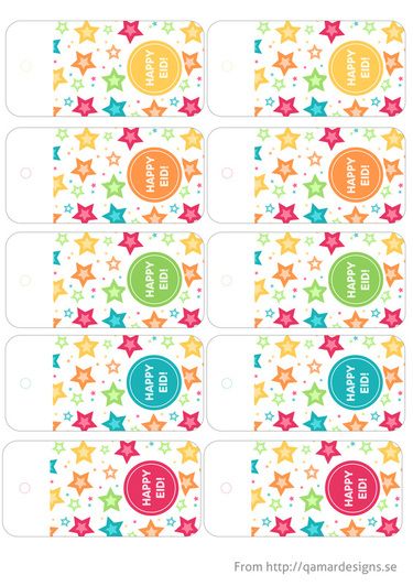 printable eid mubarak gift tags