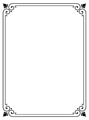 Free Printable Borders - Elegant Page Borders 2F6