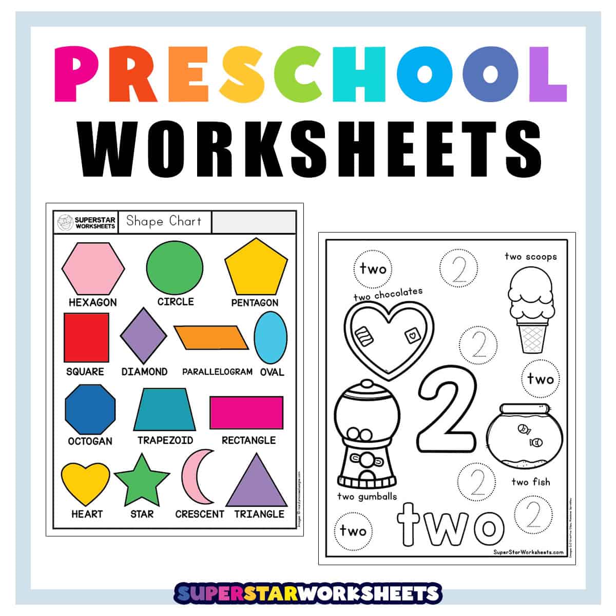 Preschool Worksheets -Worksheets Library