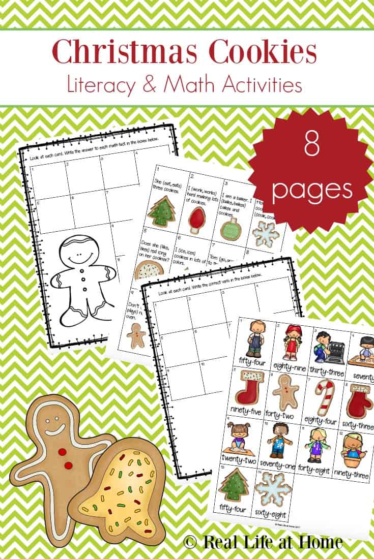 4 Free Christmas Printable Activities for Elementary Literacy and Math