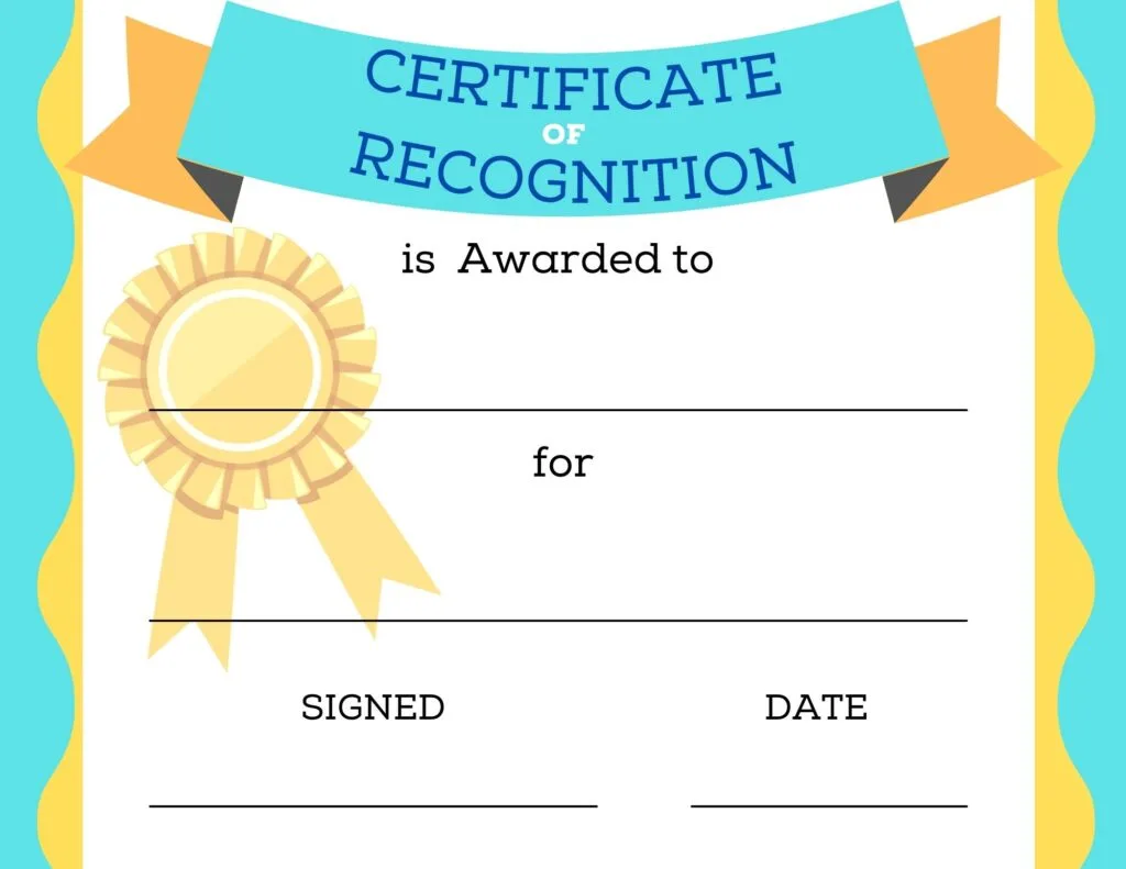 Free Printable Homeschool Awards and Certificates - Hess UnAcademy