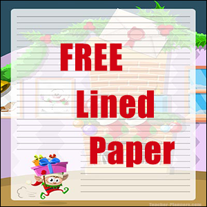 Free Christmas Writing Paper - Letter Writing Paper for Kids - FREE