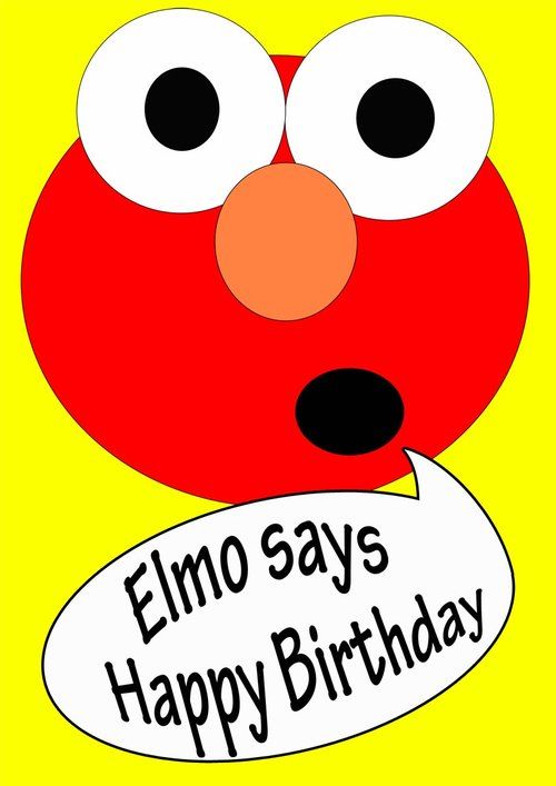 The Cutest Elmo Printable Birthday Cards (free) — PRINTBIRTHDAY.CARDS