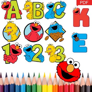 Elmo Sesame Street Alphabet Number Printable For Kids Worksheets Elmo Sesame Street Alphabet Number Printable For Kids Worksheets