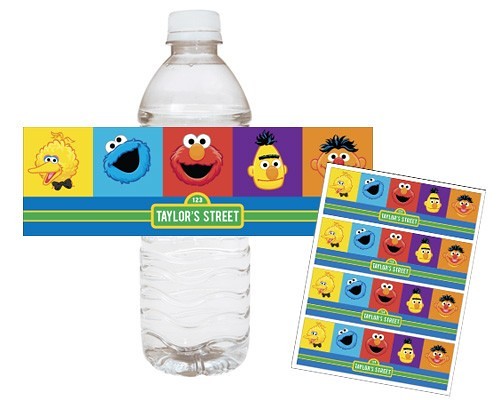 printable elmo water bottle labels