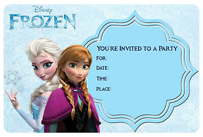 FROZEN Birthday Party Invitations Invites Children Kids - FREE ...