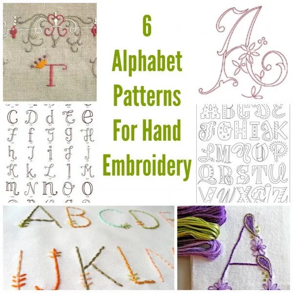 printable embroidery alphabet