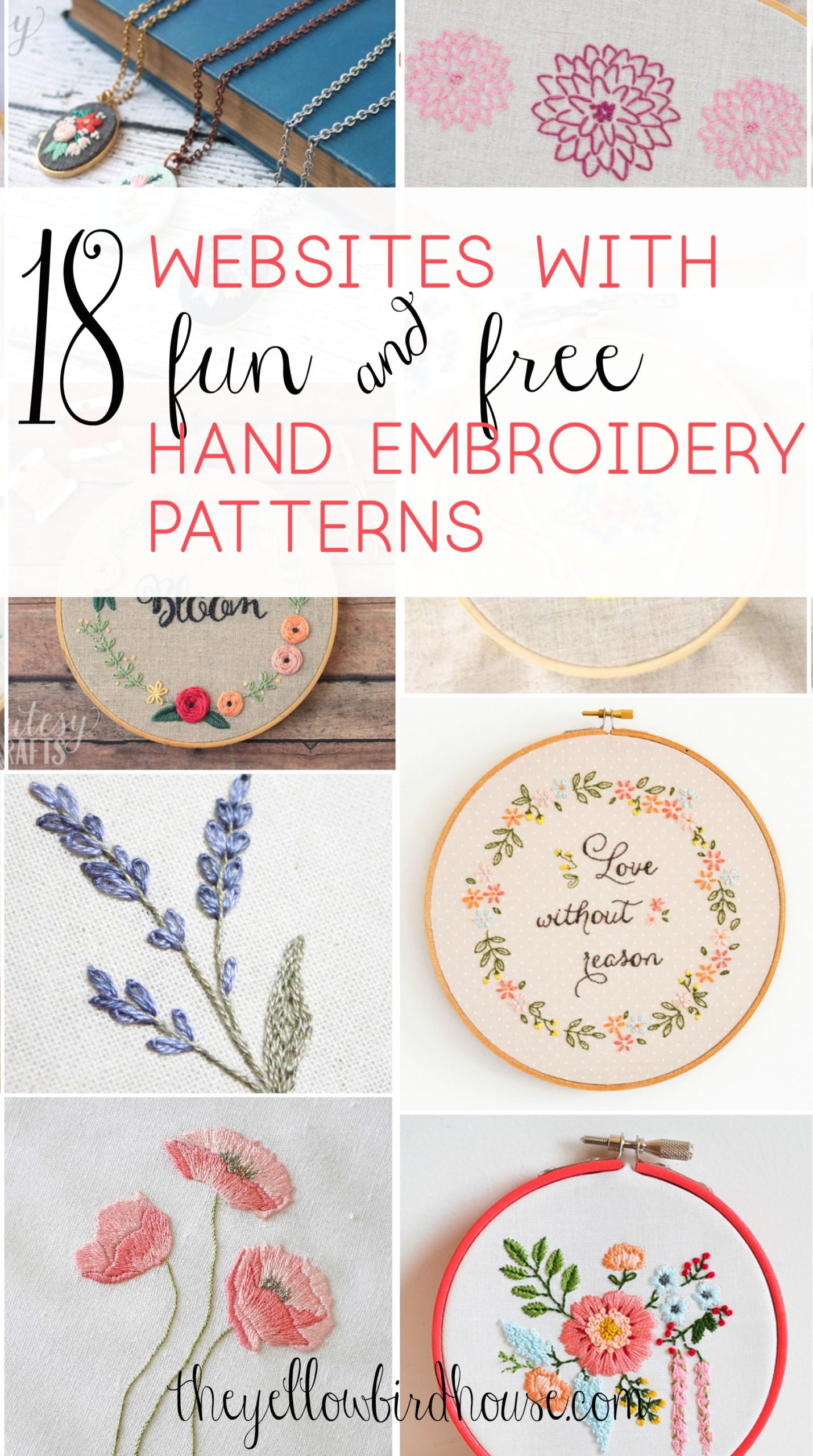 printable embroidery patterns