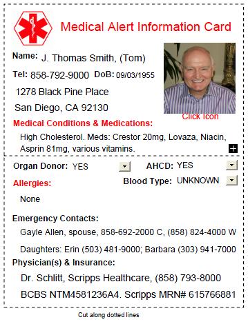 Free Medical Alert Card Download [with Infographic] - Mayor Law