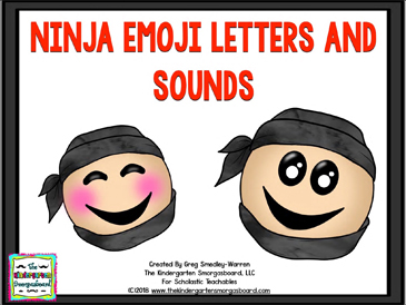 Ninja Emoji Letters and Sounds | Printable Skills Sheets, Lesson ...