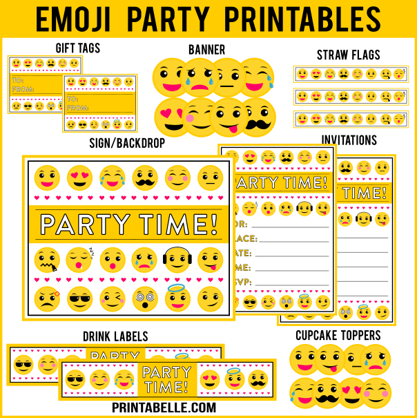 printable emoji tags