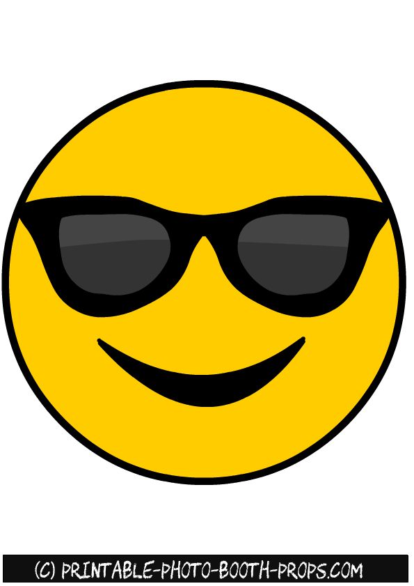 20 Free Printable Emojis Photo Booth Props