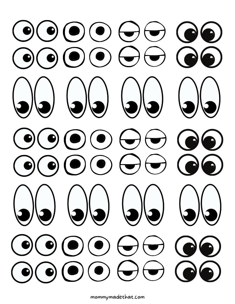 printable emotion eyes