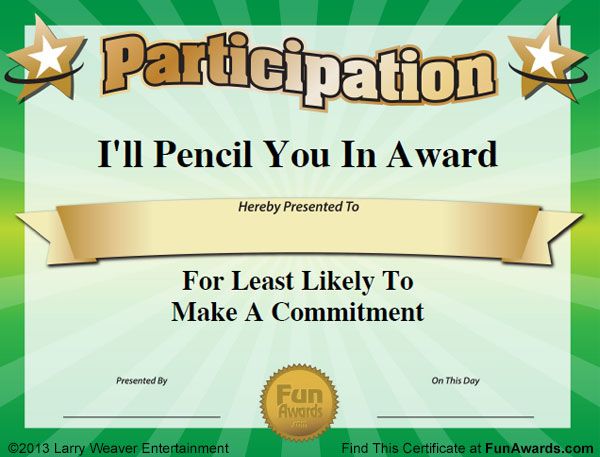 Funny Office Awards™ - 101 Printable Award Certificates for The Office