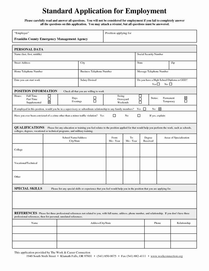 Employment Requisition Form