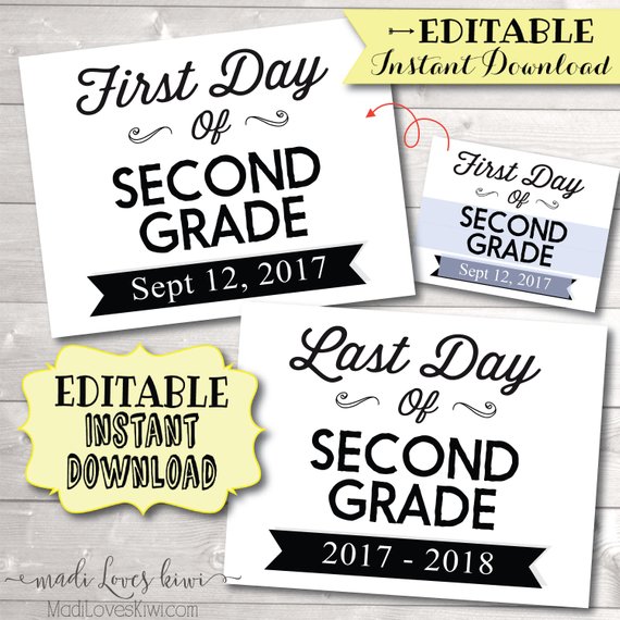 printable end of year signs