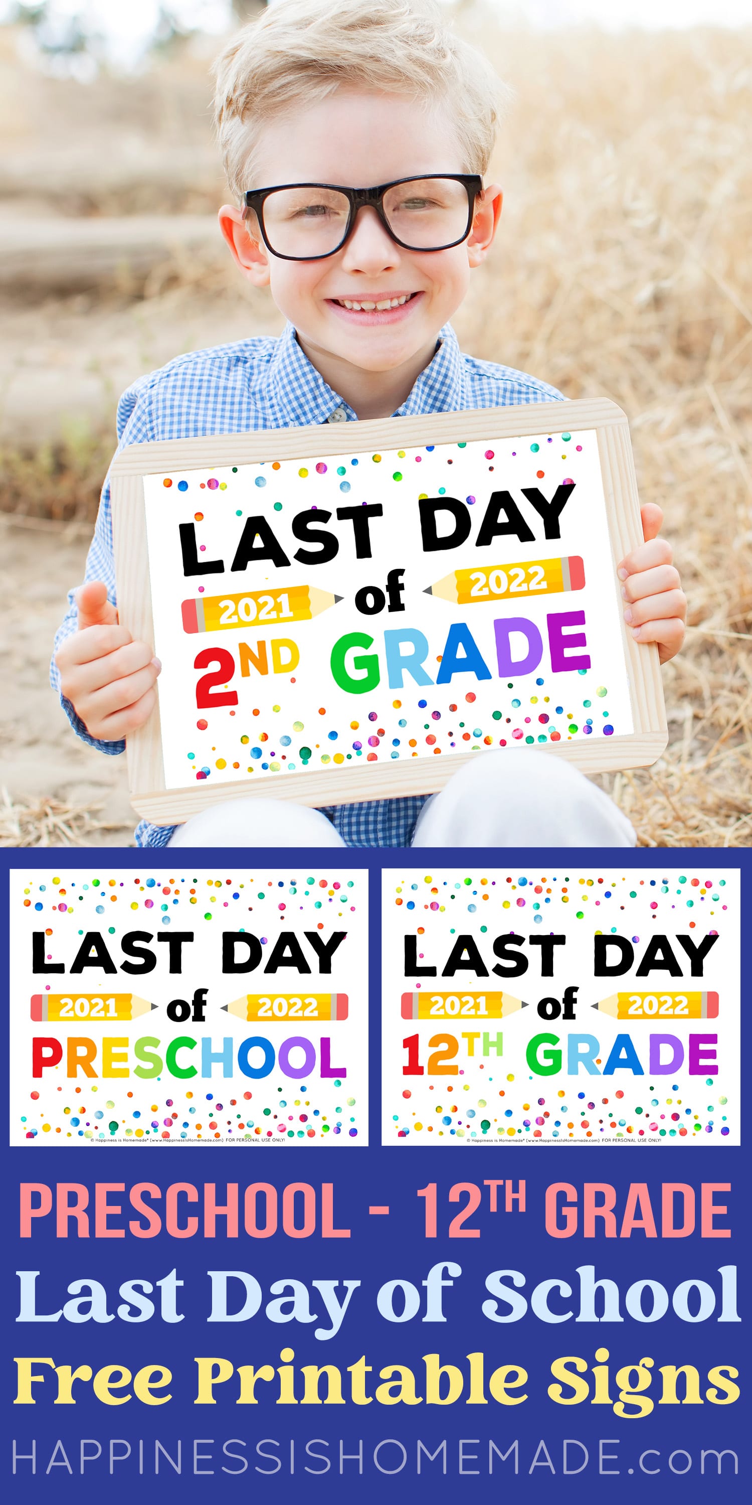 printable end of year signs
