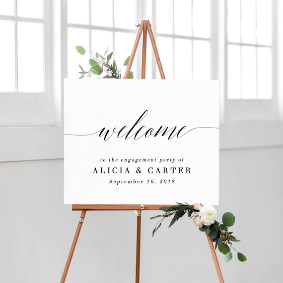 Engagement Sign, Engagement Party Decorations, Engagement ...