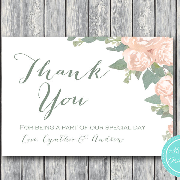 printable engagement thank you cards