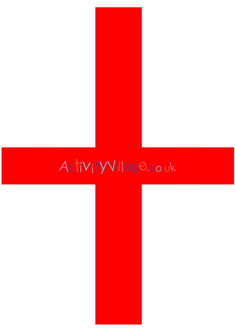 England Flag Printable - Large