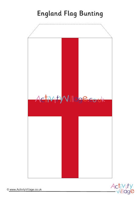England Flag Bunting - Large