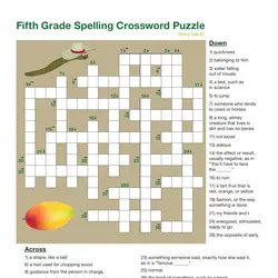 printable english puzzles and games