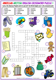 printable english puzzles and games
