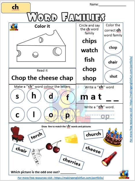 printable english worksheet for 2nd grade