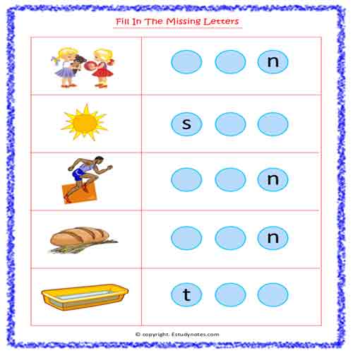 Kindergarten English Worksheets - Best Coloring Pages For Kids