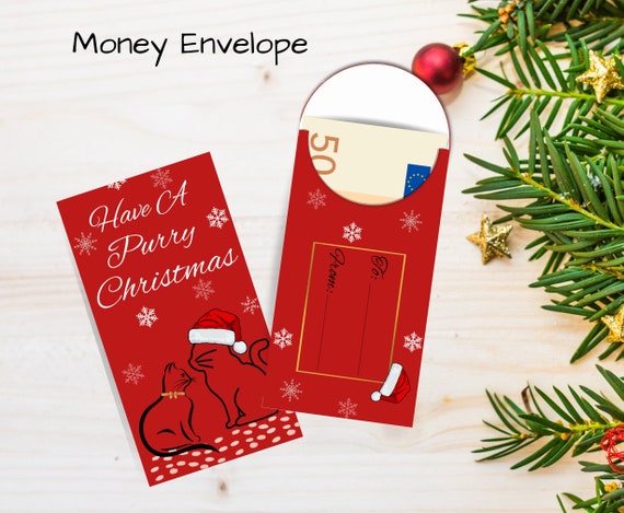 printable envelope christmas decorations