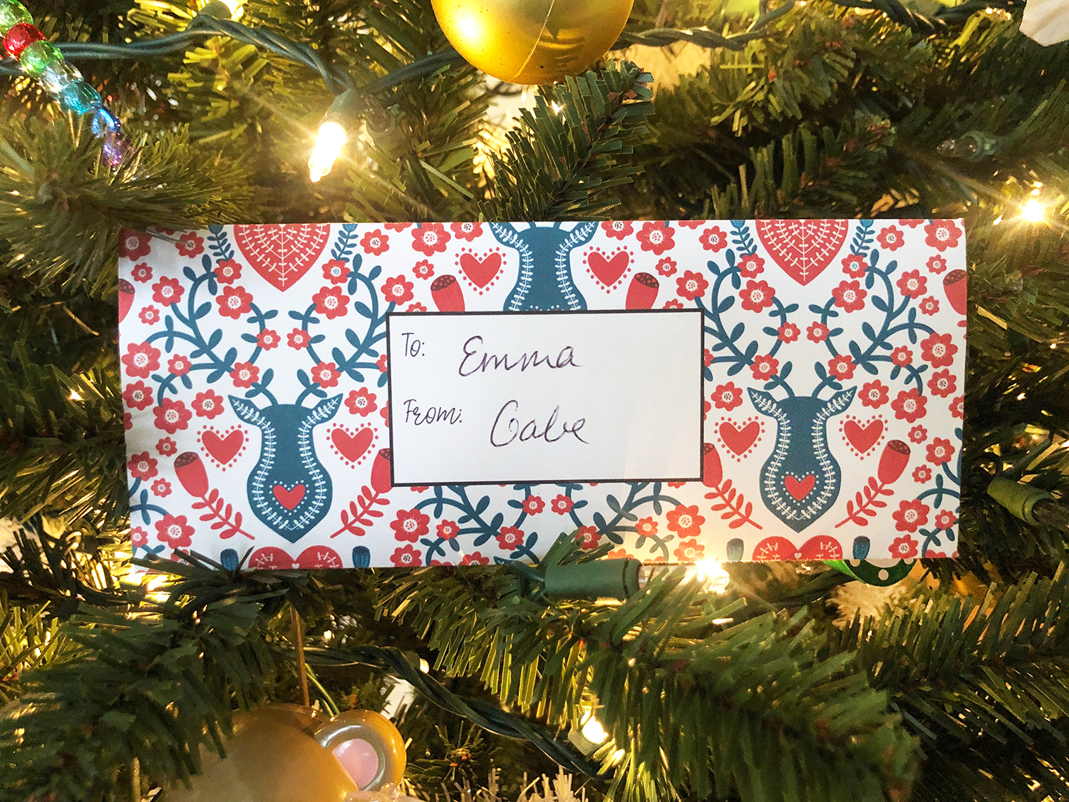 printable envelope christmas decorations