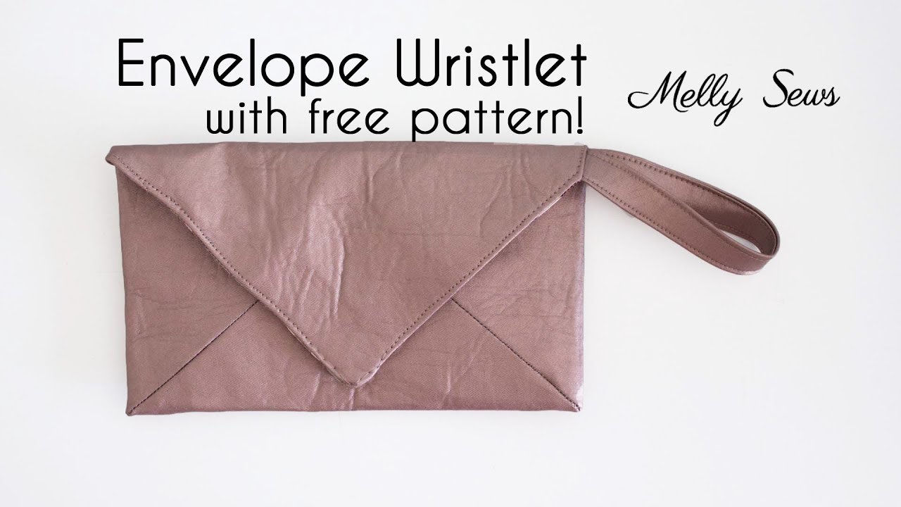 Sew a Wristlet - Envelope Clutch with Free Pattern
