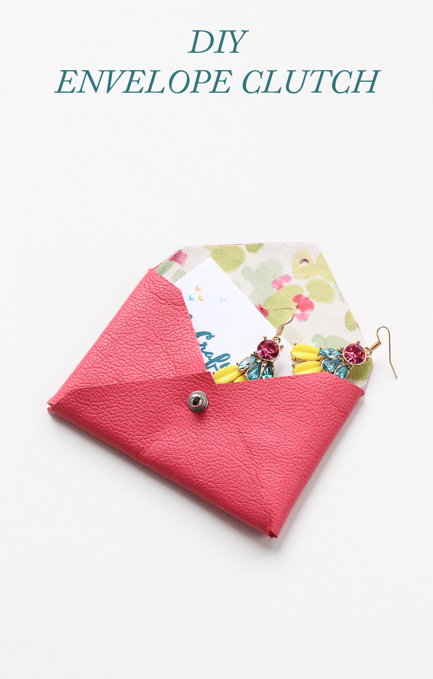 Pinned It, Made It, Loved It: DIY Envelope Clutch - The Crafted Life