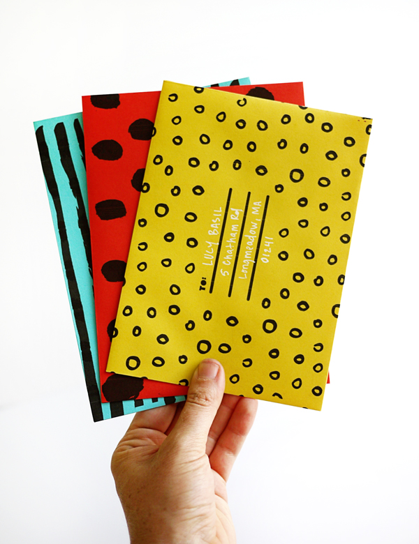 printable envelope design