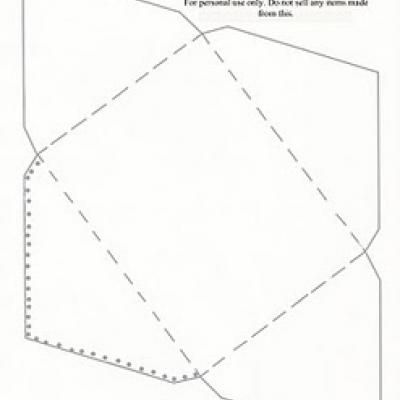 Greeting Card Envelope Template {online printable cards}