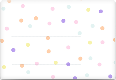 Free Printable Envelope Template - Dots | Greetings Island