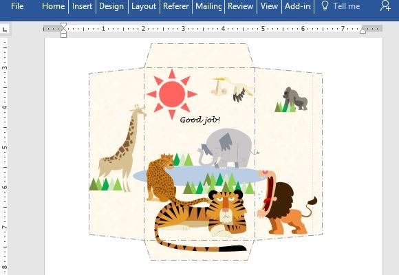 printable envelope templates microsoft word