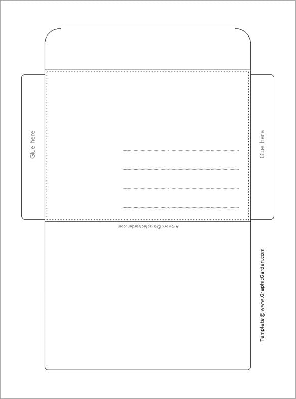 Envelope Template - 37+ Free Printable PSD, PDF, EPS, Word, Excel ...