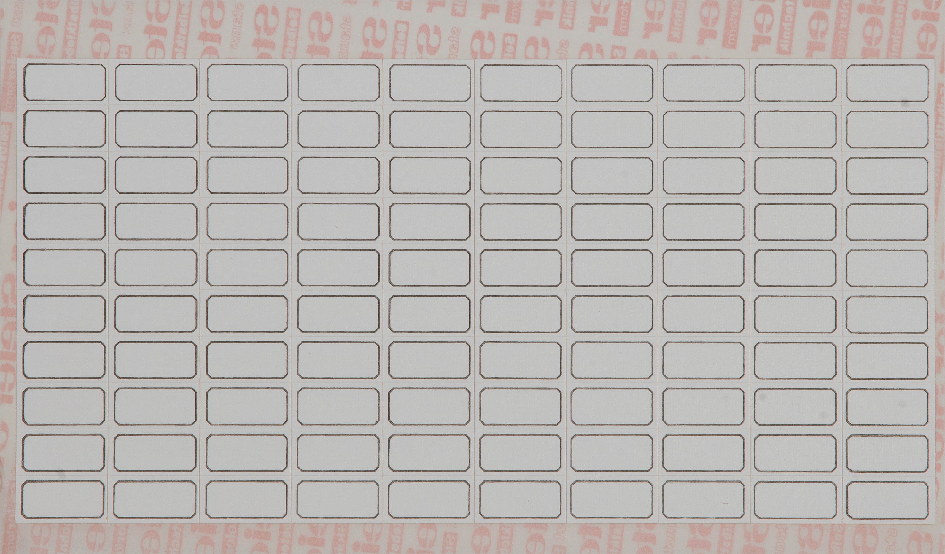 printable equipment labels