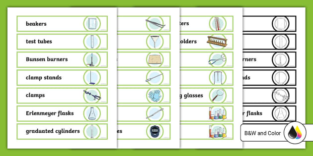 printable equipment labels