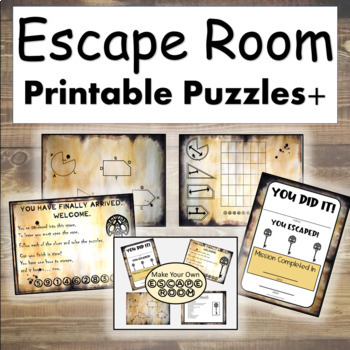 printable escape room game free