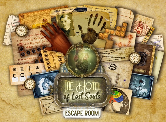Escape Room Game DIY Printable Game Kit The Hotel of Lost Souls ...