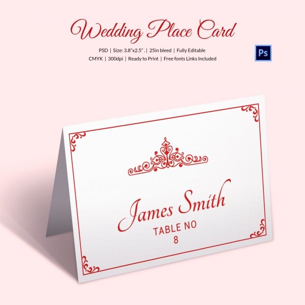 printable escort cards free