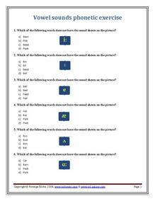 Printable Phonetics Worksheets for ESL - Quizzes
